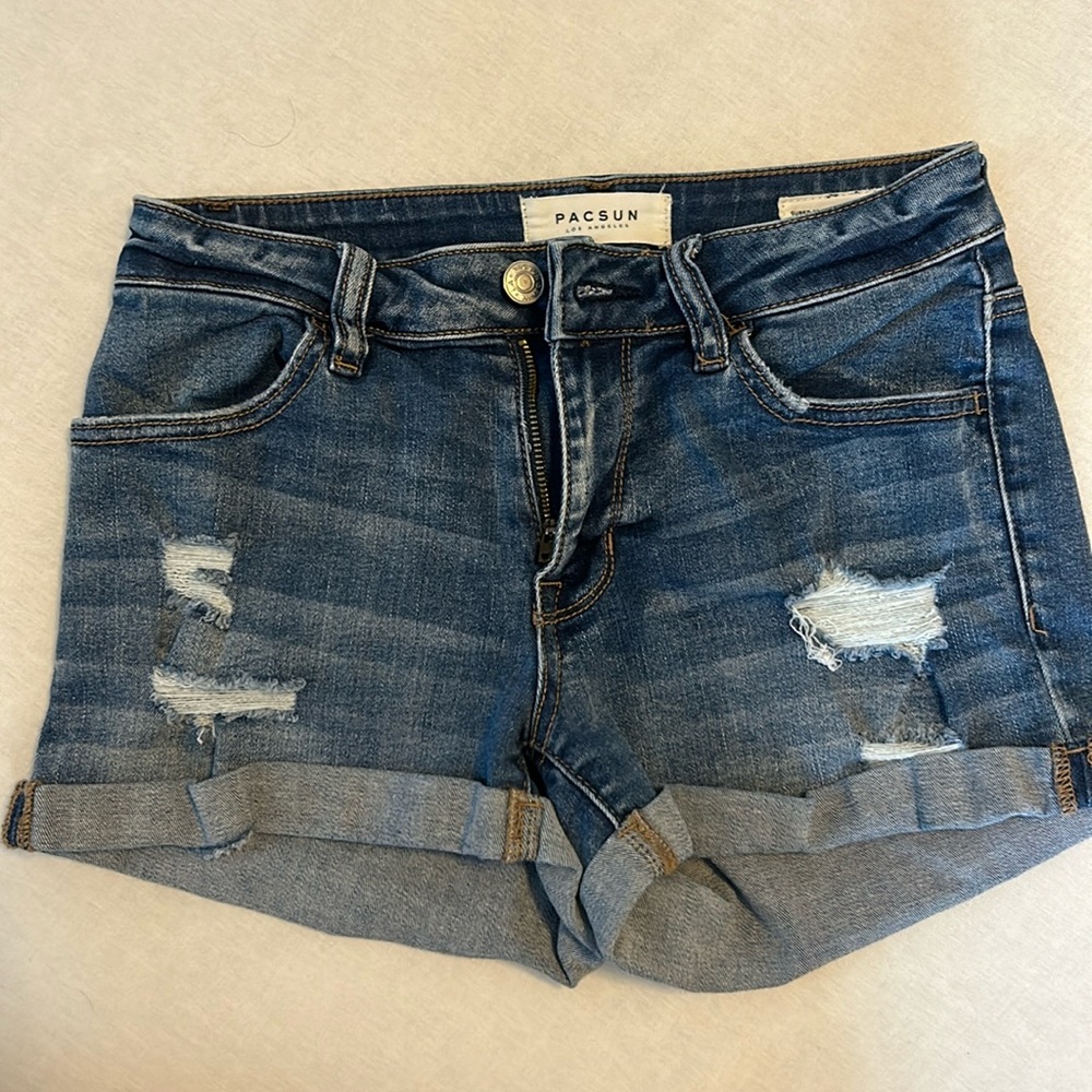 Pacsun super stretch shortie shorts